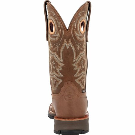 Rocky Rosemary Women's Composite Toe Waterproof Western Boot, BROWN, M, Size 9.5 RKW0403
